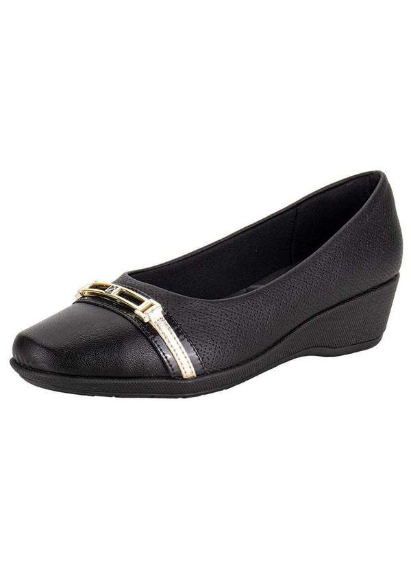Piccadilly Sapato Feminino Anabela Piccadilly 143228 Preto