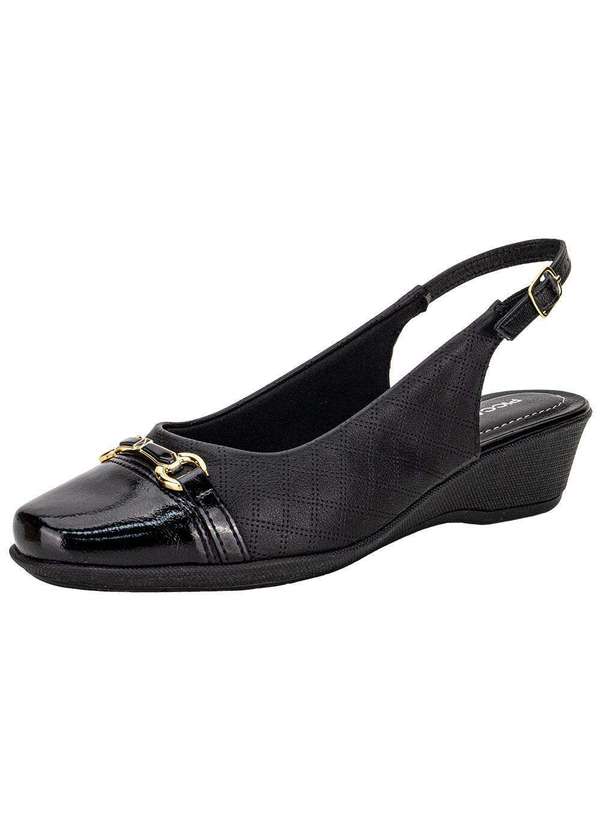 Piccadilly - Sapato Feminino Anabela Piccadilly 143246 - Preto