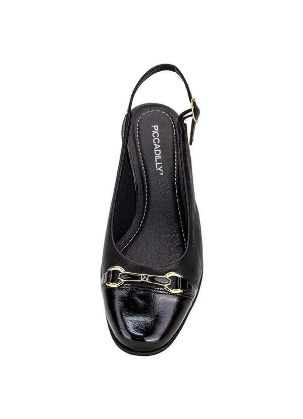 Piccadilly - Sapato Feminino Anabela Piccadilly 143246 - Preto 5
