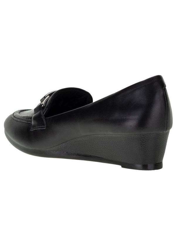Via Scarpa - Sapato Feminino Anabela Via Scarpa - 153216671 - Preto 3