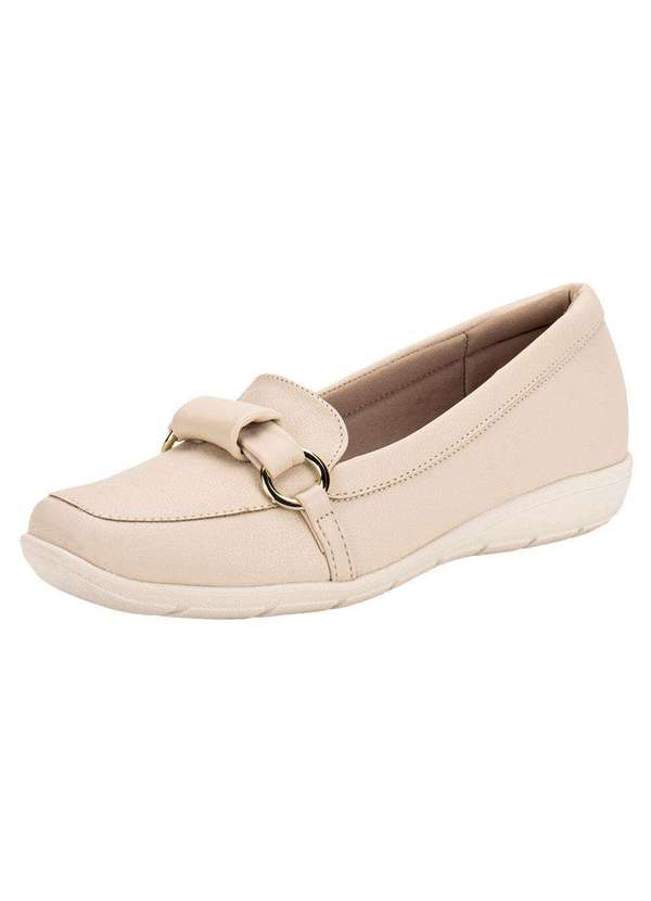 Modare - Sapato Feminino Flat Modare 7393106 - Bege