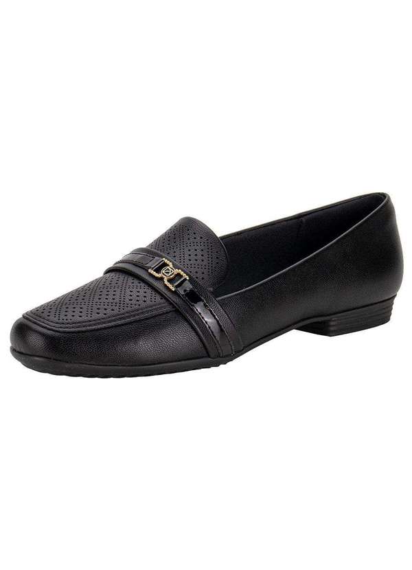 Piccadilly - Sapato Feminino Flat Piccadilly 250258 - Preto
