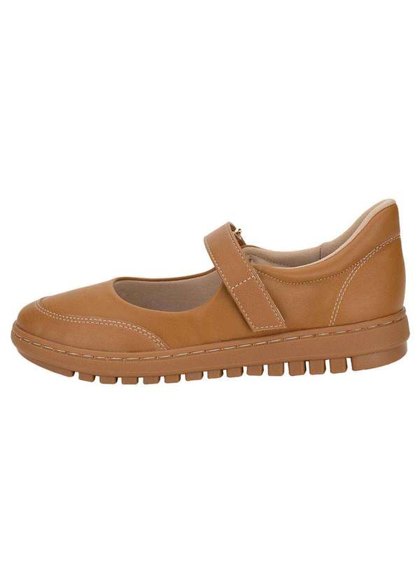 Piccadilly - Sapato Feminino Flat Piccadilly 937007 - Caramelo 2