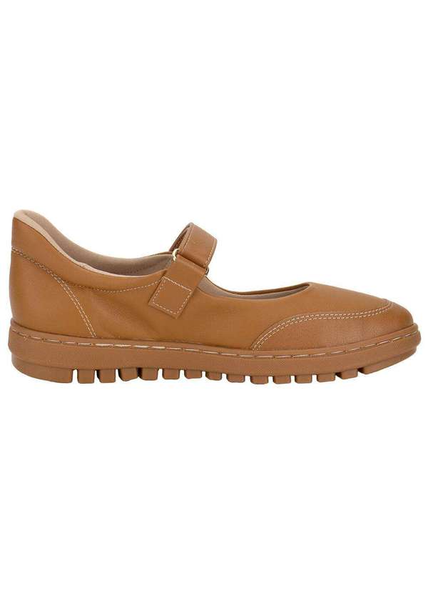 Piccadilly - Sapato Feminino Flat Piccadilly 937007 - Caramelo 4