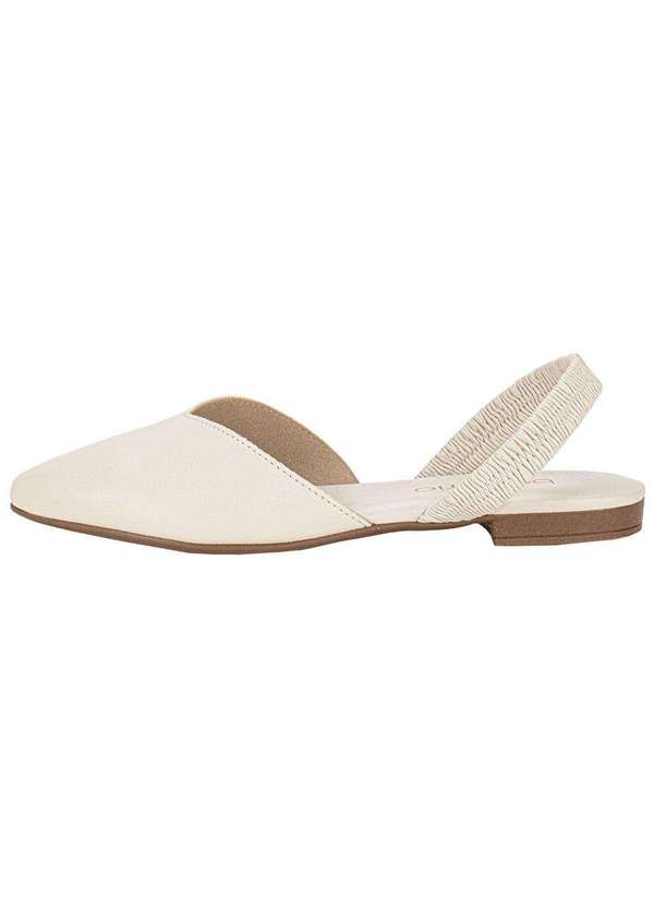 Beira Rio - Sapato Feminino Mule Beira Rio 4134446 - Marfim 2