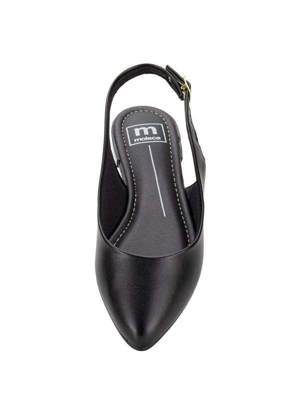 Sapato Feminino Mule Moleca 5444330 Preto Clovis Calcados