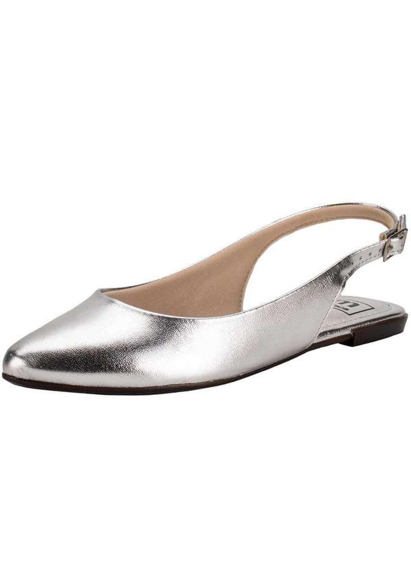 Moleca - Sapato Feminino Mule Moleca 5444330 - Prata