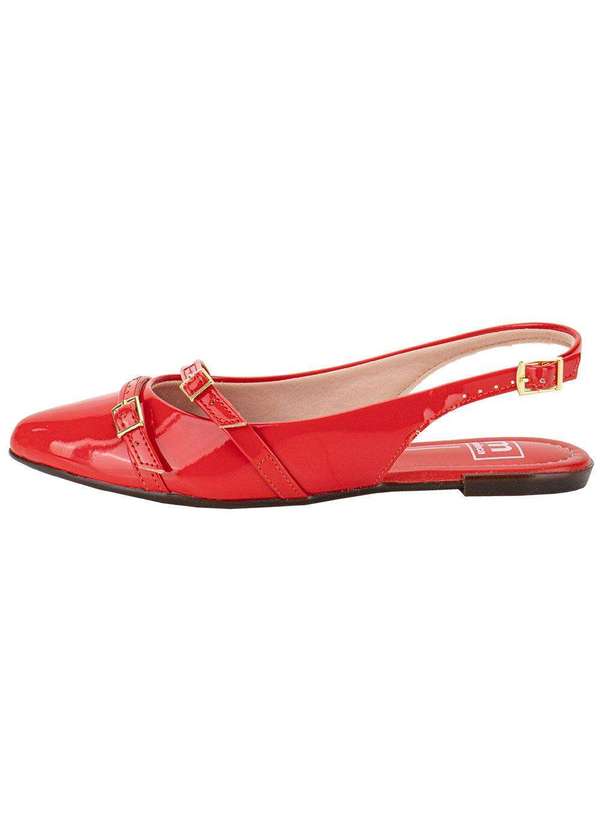 Moleca - Sapato Feminino Mule Moleca 5444332 - Vermelho 2