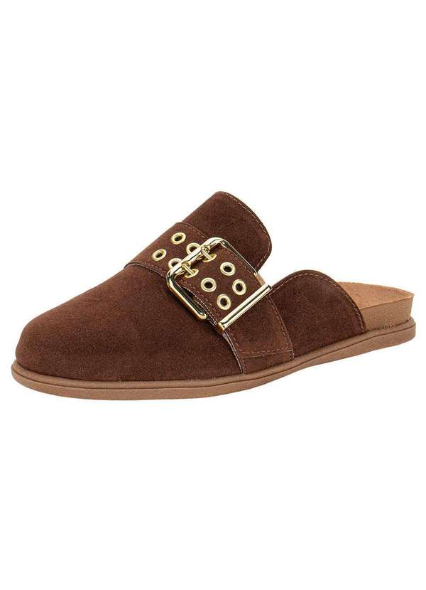 Moleca - Sapato Feminino Mule Moleca 5826103 - Café