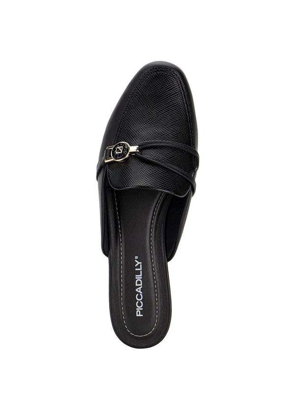 Piccadilly - Sapato Feminino Mule Piccadilly 250264 Preto 5
