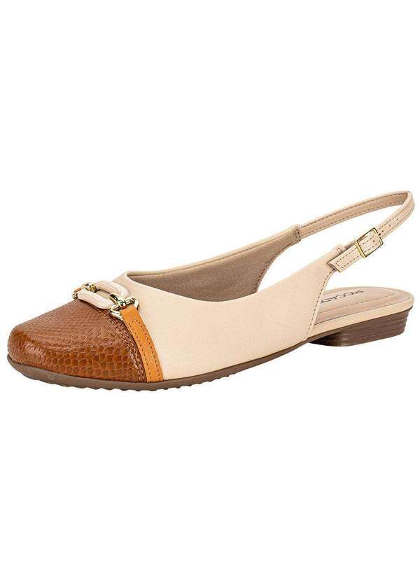 Piccadilly - Sapato Feminino Mule Piccadilly 250269 Bege