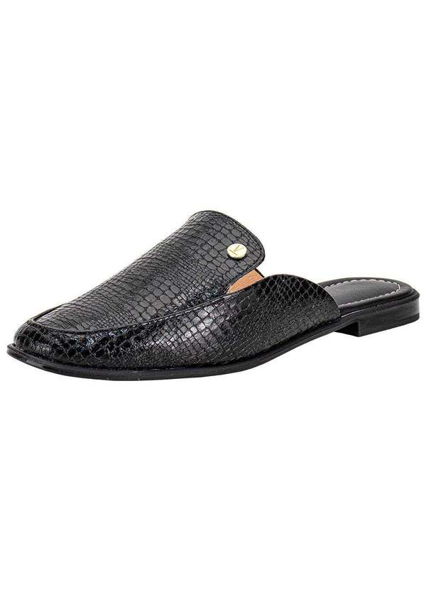 Vizzano - Sapato Feminino Mule Vizzano 1376109 Preto/Croco