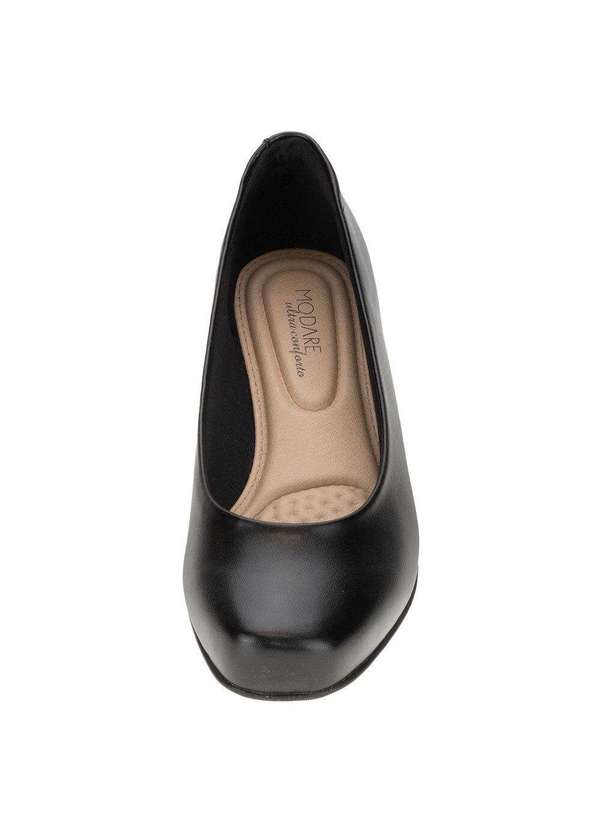 Modare - Sapato Feminino Salto Baixo Modare - 7016400 - Preto 04 5