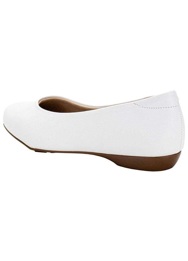 Modare - Sapato Feminino Salto Baixo Modare - 7016400 Branco 01 3