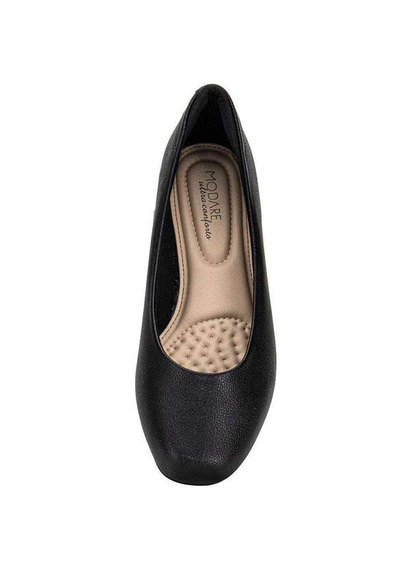 Modare - Sapato Feminino Salto Baixo Modare - 7016400 Preto 05 5