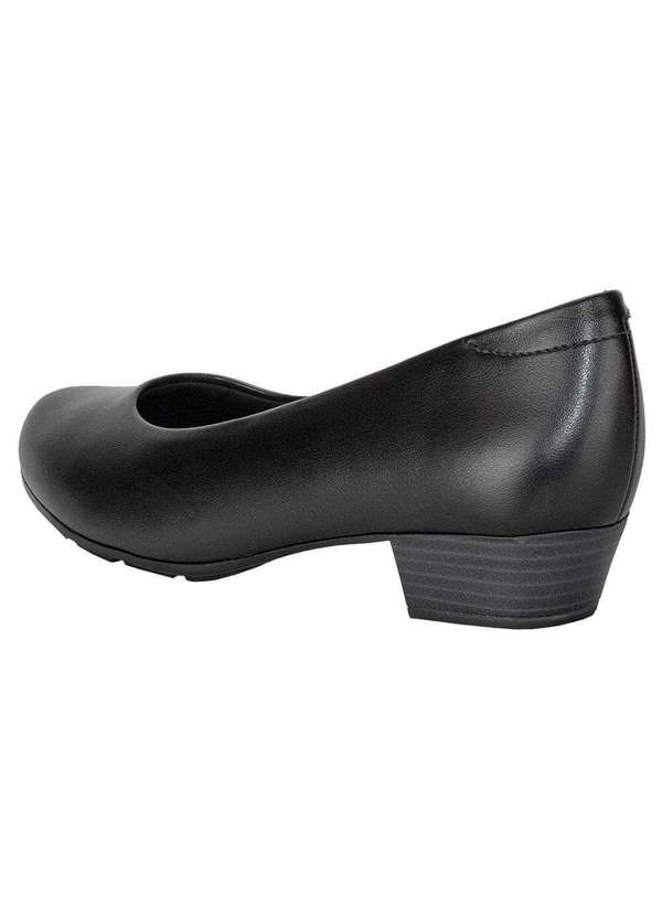 Modare - Sapato Feminino Salto Baixo Modare - 7032400 - Preto 3