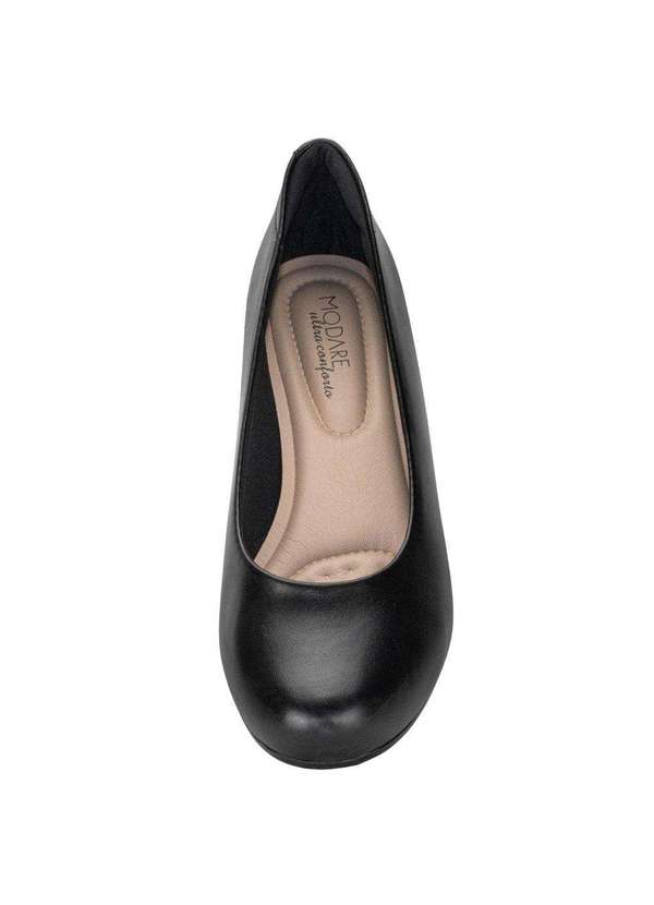 Modare - Sapato Feminino Salto Baixo Modare - 7032400 - Preto 5