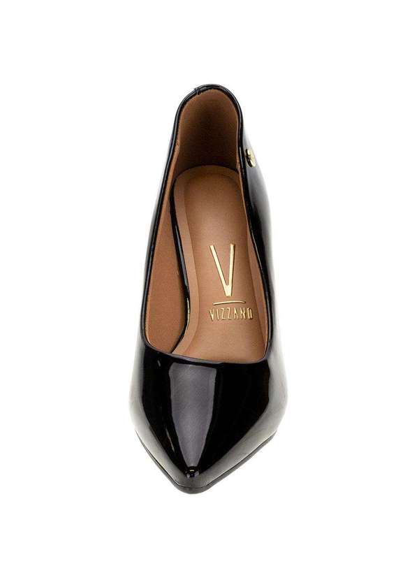Vizzano Sapato Verniz Salto Baixo Vizzano Sapato Feminino Salto