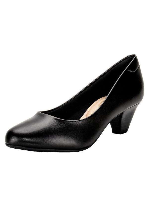 Modare - Sapato Feminino Salto Cone Modare 7005500 - Preto