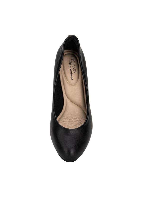 Modare - Sapato Feminino Salto Cone Modare 7005500 - Preto 02 5