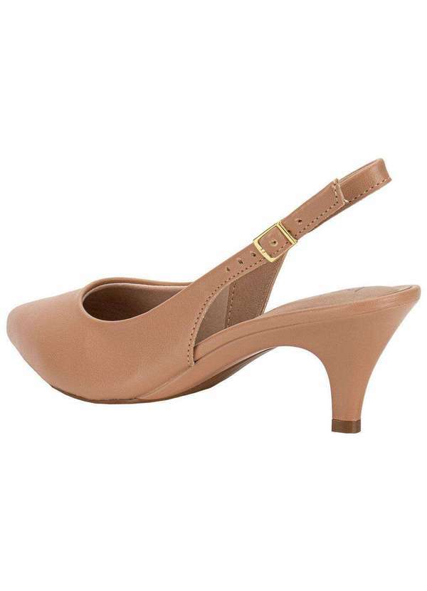 Beira Rio - Sapato Feminino Salto Fino Beira Rio 40761310 Salmão 3