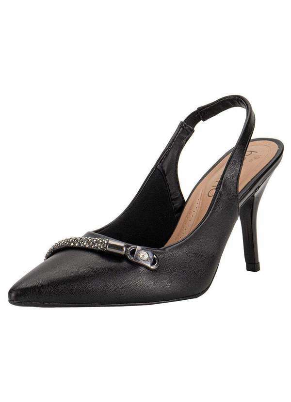 Beira Rio - Sapato Feminino Salto Fino Beira Rio 41221489 - Preto