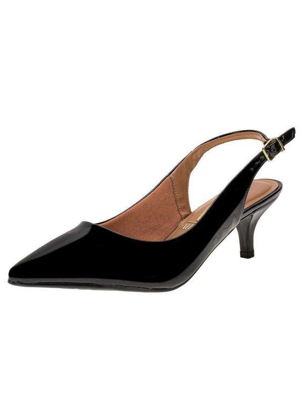 Vizzano - Sapato Feminino Salto Fino Vizzano 1122806 - Verniz/Preto