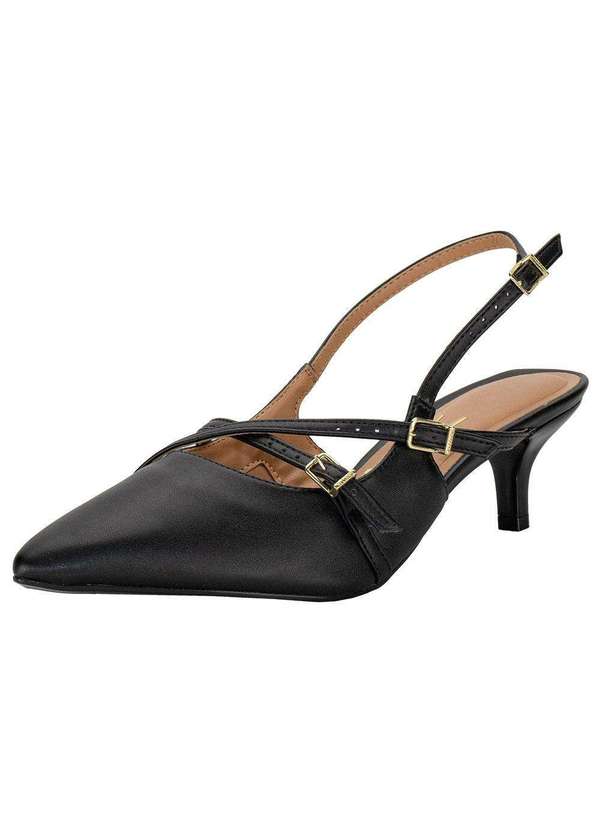 Sapato Feminino Salto Fino Vizzano 1122885 Preto Clovis Calcados