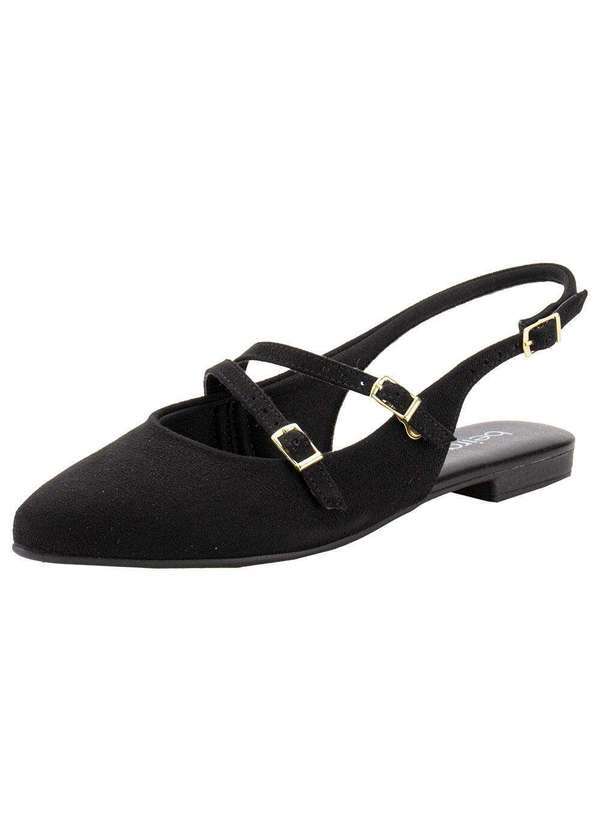 Beira Rio - Sapato Feminino Salto Grosso Beira Rio 41341012 - Preto