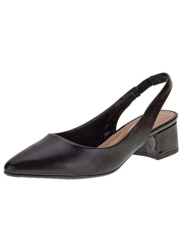 Beira Rio - Sapato Feminino Salto Grosso Beira Rio 4182220 - Preto 1