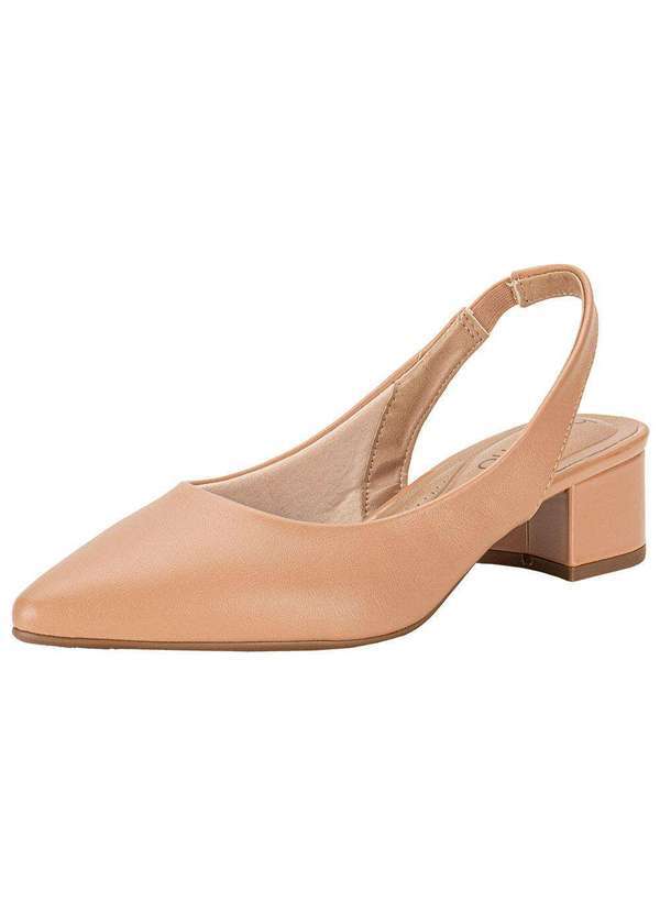 Beira Rio - Sapato Feminino Salto Grosso Beira Rio 4182220 - Salmão