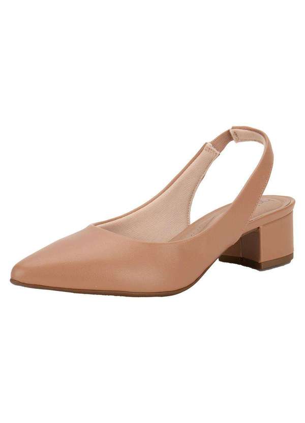 Beira Rio - Sapato Feminino Salto Grosso Beira Rio 4182220 - Salmão 01 1