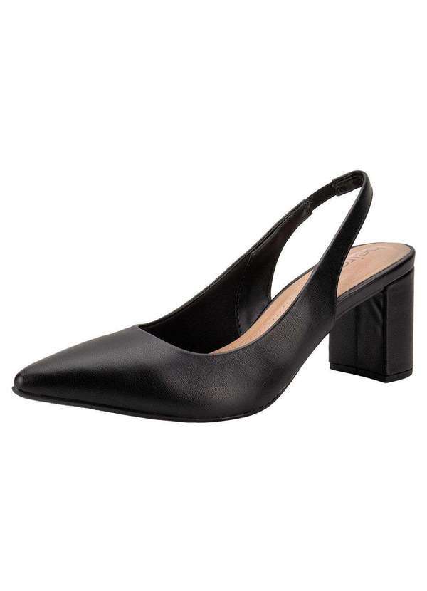 Beira Rio - Sapato Feminino Salto Grosso Beira Rio 4241231 - Preto