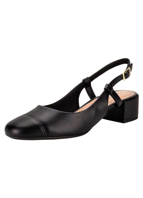 Beira Rio Sapato Feminino Salto Grosso Beira Rio 4301111 Preto