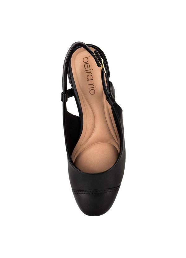 Beira Rio - Sapato Feminino Salto Grosso Beira Rio 4301111 - Preto 5
