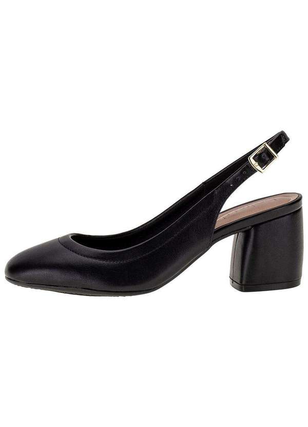 Beira Rio - Sapato Feminino Salto Grosso Beira Rio - 4304101 - Preto 2