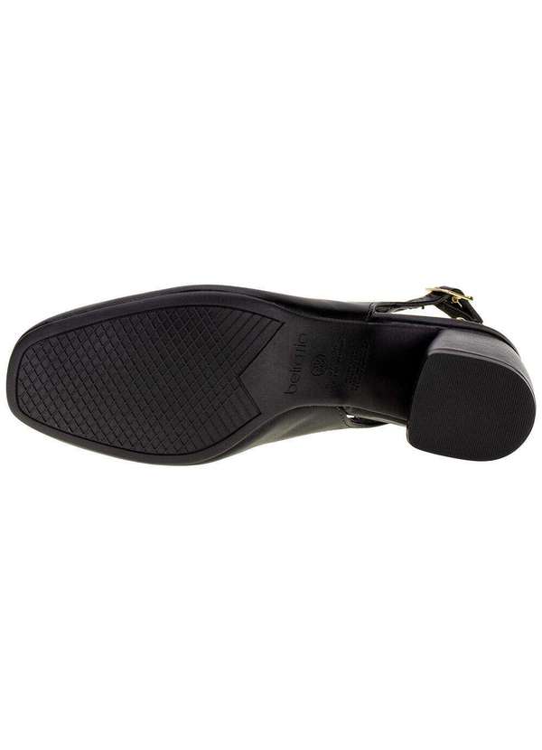 Beira Rio - Sapato Feminino Salto Grosso Beira Rio - 4304101 - Preto 4