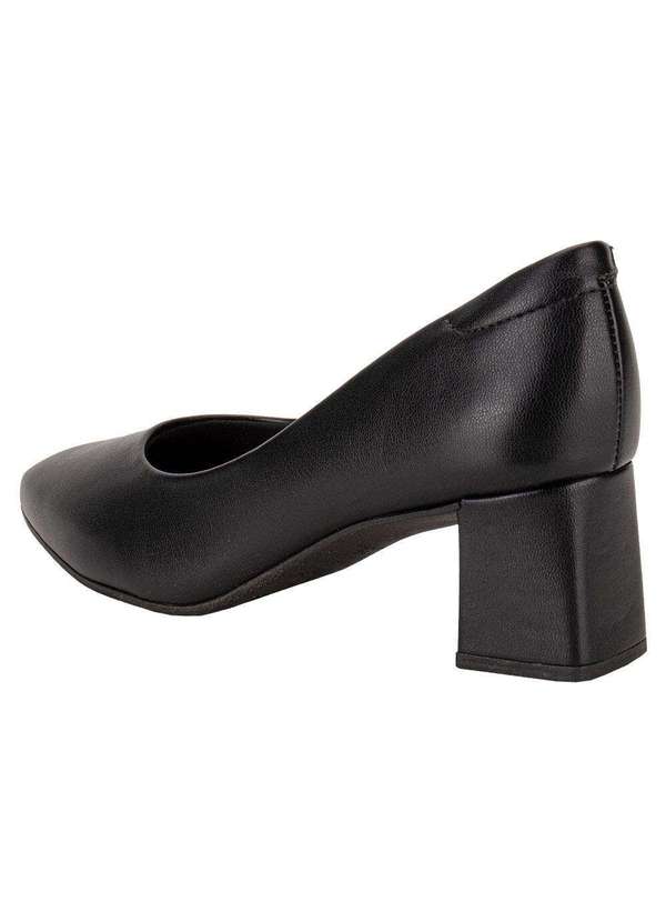 Beira Rio - Sapato Feminino Salto Grosso Beira Rio 4314100 - Preto 3