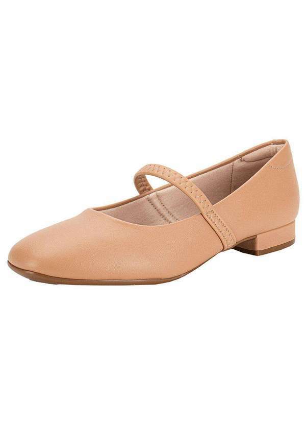Beira Rio - Sapato Feminino Salto Grosso Beira Rio 4318102 - Salmão