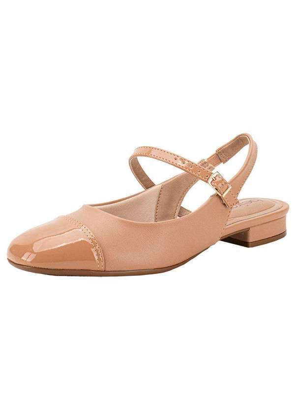 Beira Rio - Sapato Feminino Salto Grosso Beira Rio 4318105 - Salmão