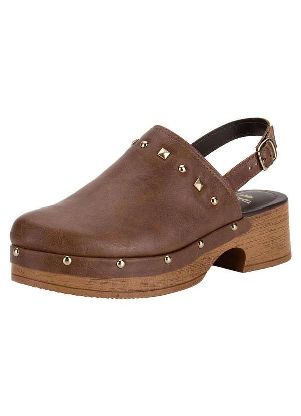 Dakota - Sapato Feminino Salto Grosso Dakota D0102 - Café