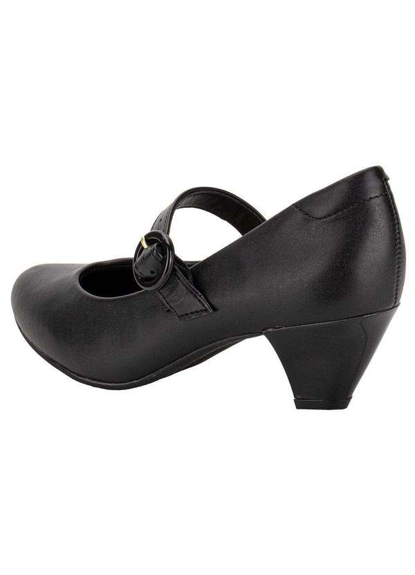 Modare - Sapato Feminino Salto Grosso Modare - 7005668 - Preto 01 3