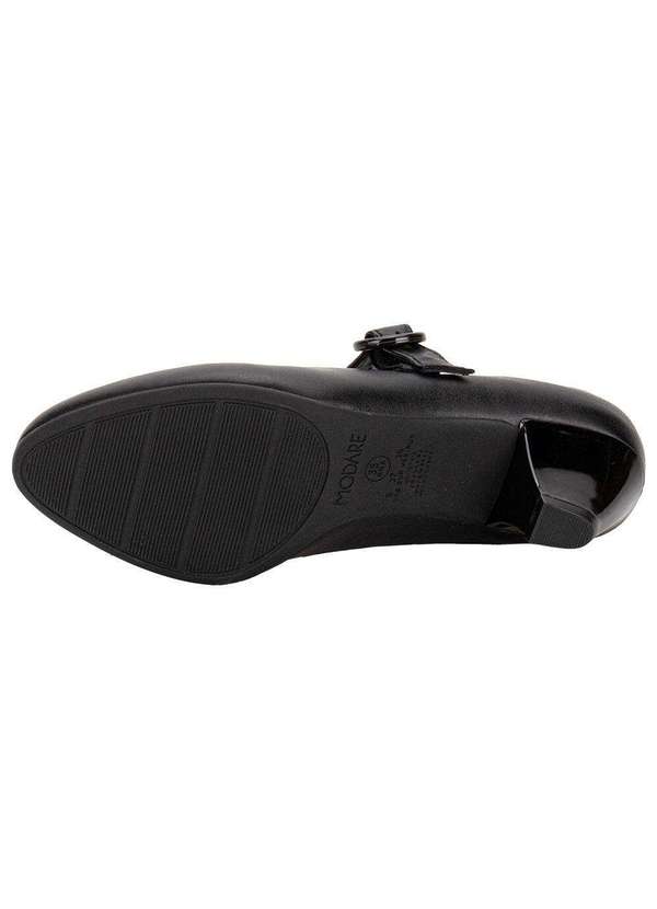 Modare - Sapato Feminino Salto Grosso Modare - 7005668 - Preto 01 4