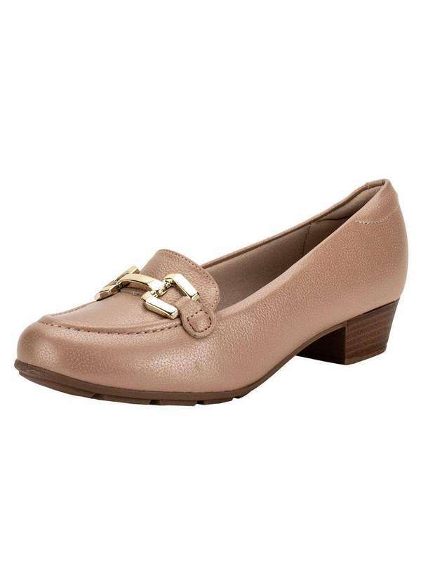 Modare - Sapato Feminino Salto Grosso Modare 7032542 - Salmão