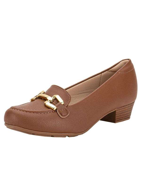 Modare - Sapato Feminino Salto Grosso Modare 7032542 - Chocolate