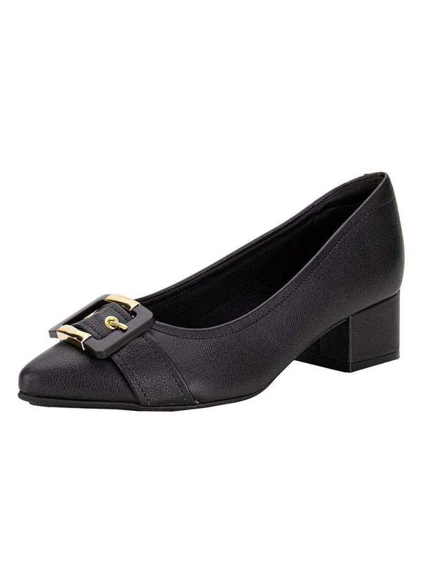 Modare - Sapato Feminino Salto Grosso Modare 7340133 - Preto