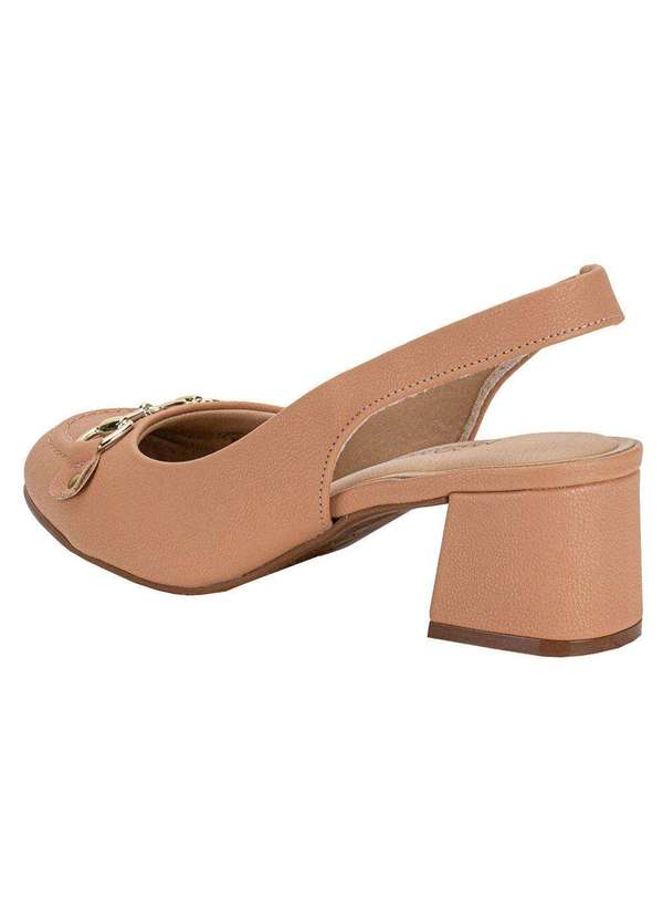 Modare - Sapato Feminino Salto Grosso Modare 7373116 - Salmão 3