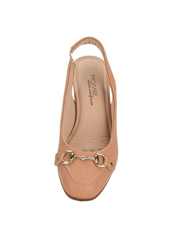 Modare - Sapato Feminino Salto Grosso Modare 7373116 - Salmão 5