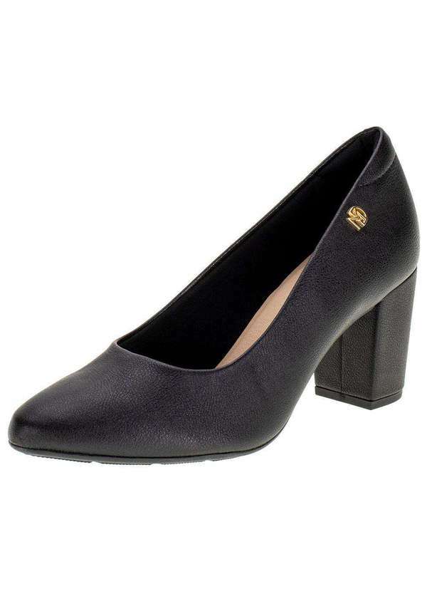 Modare - Sapato Feminino Salto Grosso Modare - 7377105 - Preto