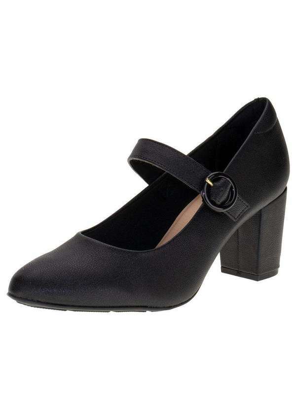 Modare - Sapato Feminino Salto Grosso Modare 7377106 - Preto
